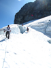 Descending Sloan Glacier